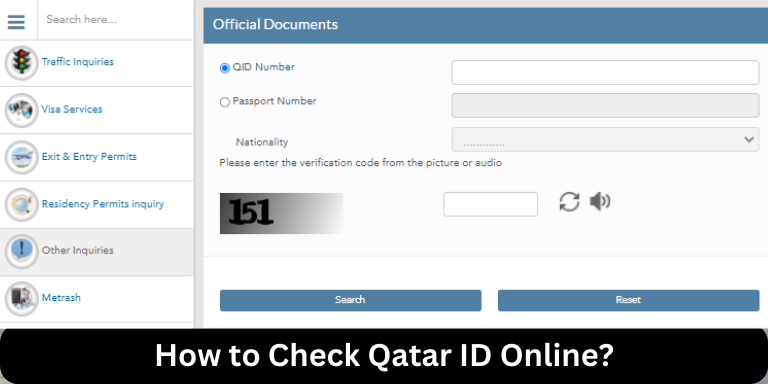 How to Check My Qatar ID Online?